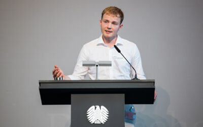 Studentische Windenergieforschung im Bundestag